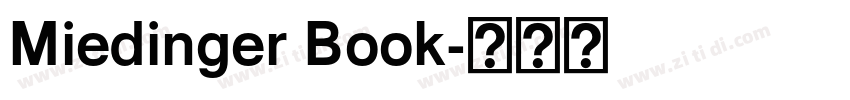 Miedinger Book字体转换 Miedinger Book字体转换